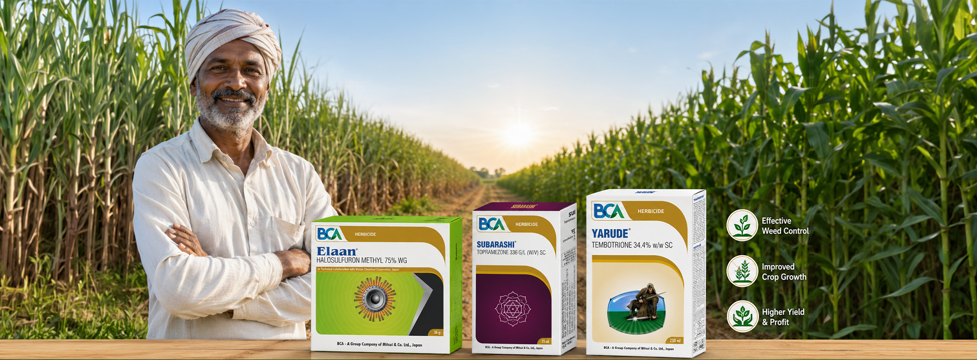 Smart Weed Control for Sugarcane & Maize